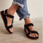 Kelsi Dagger NEW ANTHROPOLOGIE Brooklyn Spark Suede Beaded Black Sandals US 9 Photo 19