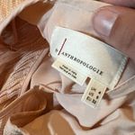 Anthropologie  Amelie Pink Sequin Cami Sz 0 / XS Beaded Ruffle Shiny Coquette Photo 8