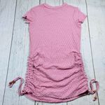 Free People Beach Textured Ruched T Shirt Dress Swim Coverup Photo 3