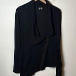 H by Bordeaux HEATHER by bordeaux Black Asymmetrical Zip Up Jacket Women's Size S Photo 0