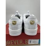 Puma Court Sneaker, White, Women's Casual Low Top Leather Shoes Size 10 Photo 4