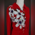 Anthropologie BL^NK LONDON Dress Red Floral Stripe CUDREY SZ XS Photo 13