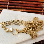 Origami Owl Gold Tone Double Chain Necklace 16.5" Photo 3