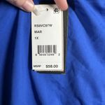 Kenneth Cole Reaction Swim Bottoms Womens 1X Blue Tummy Control Waist Ruched NWT Photo 5