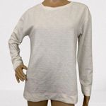 Liz Claiborne White Oversized Athleisure Soft Cozy Light Weight Sweater Size M Photo 0