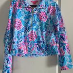 Lilly Pulitzer Lily Pulitzer Cropped Scuba Half-Zip Pullover Size L Photo 0