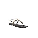 Katy Perry Women's The Camie Gemstone Sandal Flat Black 10 NIB Photo 1