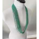 Extra Long Multi Strand Beaded Necklace Photo 6