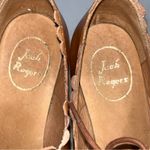 Jack Rogers  Brown Leather Scalloped Olivia Booties Ankle Boots Shoes size 9 Photo 6