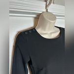 EXPRESS NWT  Classy Midi 3/4 Sleeve Women’s Belted Little Black Sheath Dress XS Photo 1