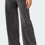 Edikted  Jeans Low-Rise Black Washed Wide-Leg M Photo 0