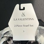 LA Valentina | Monochromatic ~ Leopard & Geo Patterned Scarfs Black Photo 1