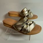 Italian Shoemakers  Metallic Slide Sandals size 6 Photo 1