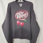 Cherry Dr pepper women's Medium sweatshirt Gray Photo 0