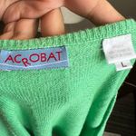 Vintage Y2K Green Flower Top Retro 2000s Coquette Fairycore Soft Girl Large Photo 2