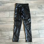 Pleather mesh inset leggings Black Size undefined Photo 3