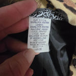 Vintage Kensington Square 80s L Brown Animal Print Paisley Blazer Chic Size L Photo 6