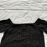 Bailey 44 Yarrow Off The Shoulder Top Womens Size Medium Black Tie Sleeve Photo 2