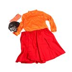 Halloween Orange and Red Skirt Set Size XL Photo 1