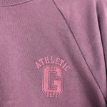 Gap  Athletic Dept Sweatshirt Jogger Sweat Set Rich Purple Medium Fleece Lounge Photo 2