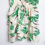 Flora Bea NYC Cream & Green Catalina Mini Dress Size XS Photo 6