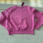 Barbie Santa Hat Christmas Sweatshirt NWT size Large Pink Crewneck Photo 8