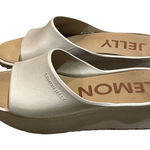 Lemon Jelly Warm Grey Sunny Platform Sandals Shoes Womens Size EU 39 US 9 Photo 0