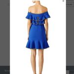 Rebecca Vallance Ruffle Mini Dress Blue Size 4 Photo 3