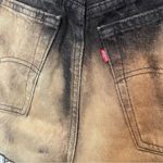 Denizen from Levi's Levis Vintage Button Fly High Rise Cut Off Custom Shorts- Black Size 13 Photo 4