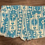 Forever 21 Blue Aztec Print Cutoff Denim Shorts – Size 29 Photo 2