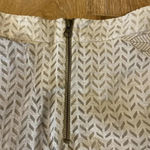 Anthropologie Maeve Thera Skirt Size 4 High Rise beige Mix Media Leaf Geo Print Photo 7