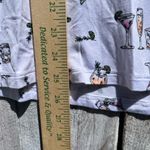 Apt. 9 Women's  All Over Wine Cocktail & Lime Print T-Shirt Size Large‎ Photo 5