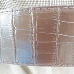 Vertigo Paris  10 Taupe Houndstooth Tweed Belted Jumper Dress Photo 4