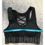 Alphalete High Impact Criss Cross Back Sports Bra Black Size XS Gym Training Photo 6