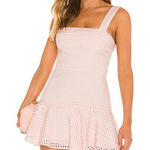 Amanda Uprichard  // NWOT Annalise Mini Dress in Blush Pink Photo 0