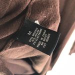 BCBG Maxazria Brown Long Sleeve Knit Sweater Dress V-Neck Size M Photo 3