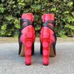 Valentino Garavani Valentino 100mm Carmen retro polka dot colorblock leather ankle boots size 39 Photo 7