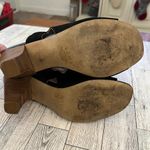 Franco Sarto  Carolina Black Lace Up Open Toe Leather Sandals Women’s 7.5M Tie Photo 4