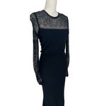 Alexander McQueen Lace And Ribbed-Ottoman Midi Dress Photo 6