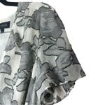 St. John  Metallic Silk Faux-Wrap Blouse Size 6 Photo 4