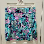 Lilly Pulitzer  Lookin Sharp Brenna Stretch Athleisure Coastal Beach Skirt Large Photo 2