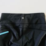 Lululemon ATHLETICA Animal Print Black White Run: Top Speed Crop Leggings - US 6 Photo 3