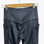 Athleta Salutation Stash Pocket II Capri Leggings Navy Blue Pockets Small Active Photo 4