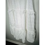 Slate + Willow White Lace Eyelet Sleeveless 100% Cotton Midi Dress Size Medium Photo 11