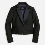 J.Crew NWT Collection Cropped Double-breasted Blazer in Italian Tuxedo Wool 8 Photo 0