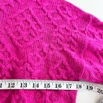 Mother The Mock Neck Pink Cable Knit Cropped Jumper Sweater Size Medium Photo 8