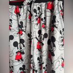 Disney Mickey Mouse Jogger Pajama Pants Size Small Black and Red Photo 2