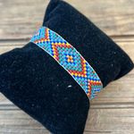 Vintage 1970s hippie beaded bracelet boho southwest Photo 0