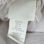 H&M Voluminous Linen Blend Maxi with Green Palm Leaf Print Photo 4