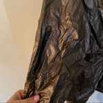 Carbon 38 Gold Crinkle Track Jacket Lace Back XS Photo 7